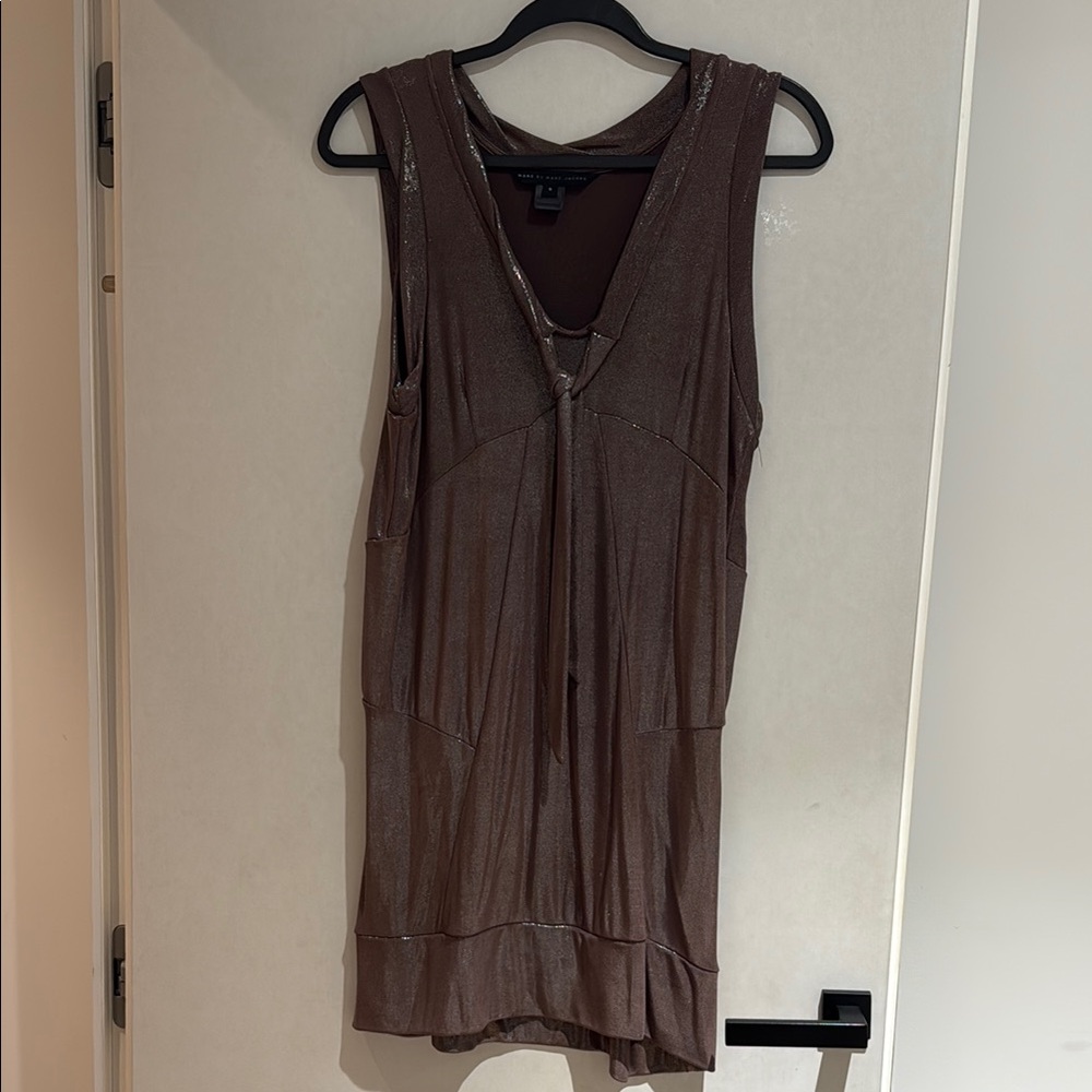 Marc by Marc Jacobs - Shiny Brown Sleeveless Dress - Never Worn - Small